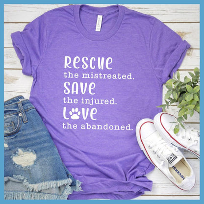 Rescue Save Love T-Shirt - Brooke & Belle