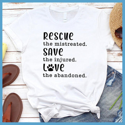 Rescue Save Love T-Shirt - Brooke & Belle