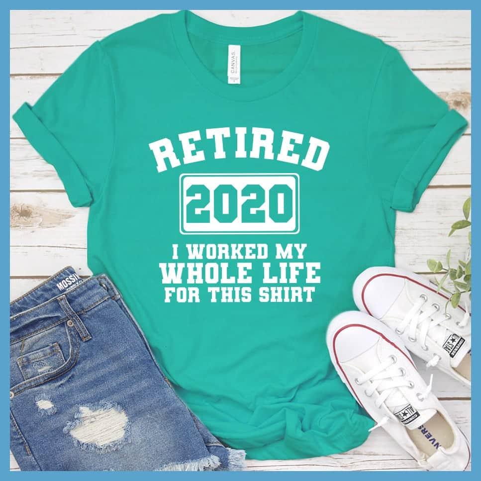 Retired 2020 2024 t shirt