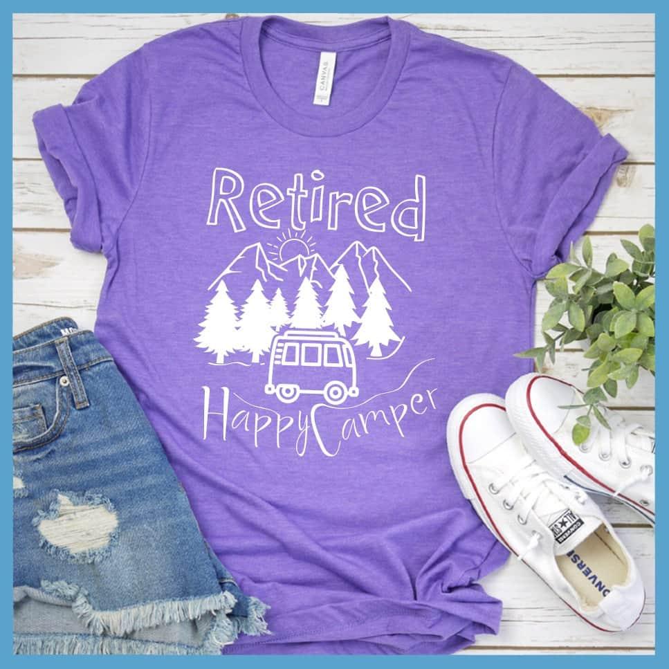 Retired Happy Camper T-Shirt - Brooke & Belle