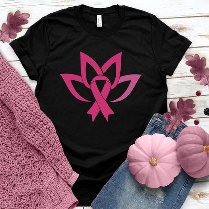 Ribbon Lotus Flower Colored Edition T-Shirt - Brooke & Belle
