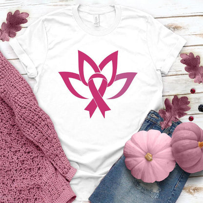 Ribbon Lotus Flower Colored Edition T-Shirt - Brooke & Belle