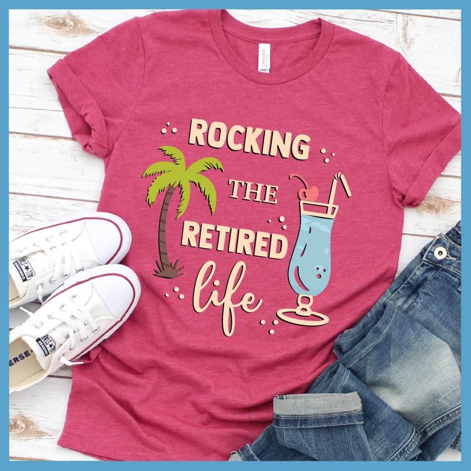 Rocking The Retired Life Colored Print T-Shirt - Brooke & Belle