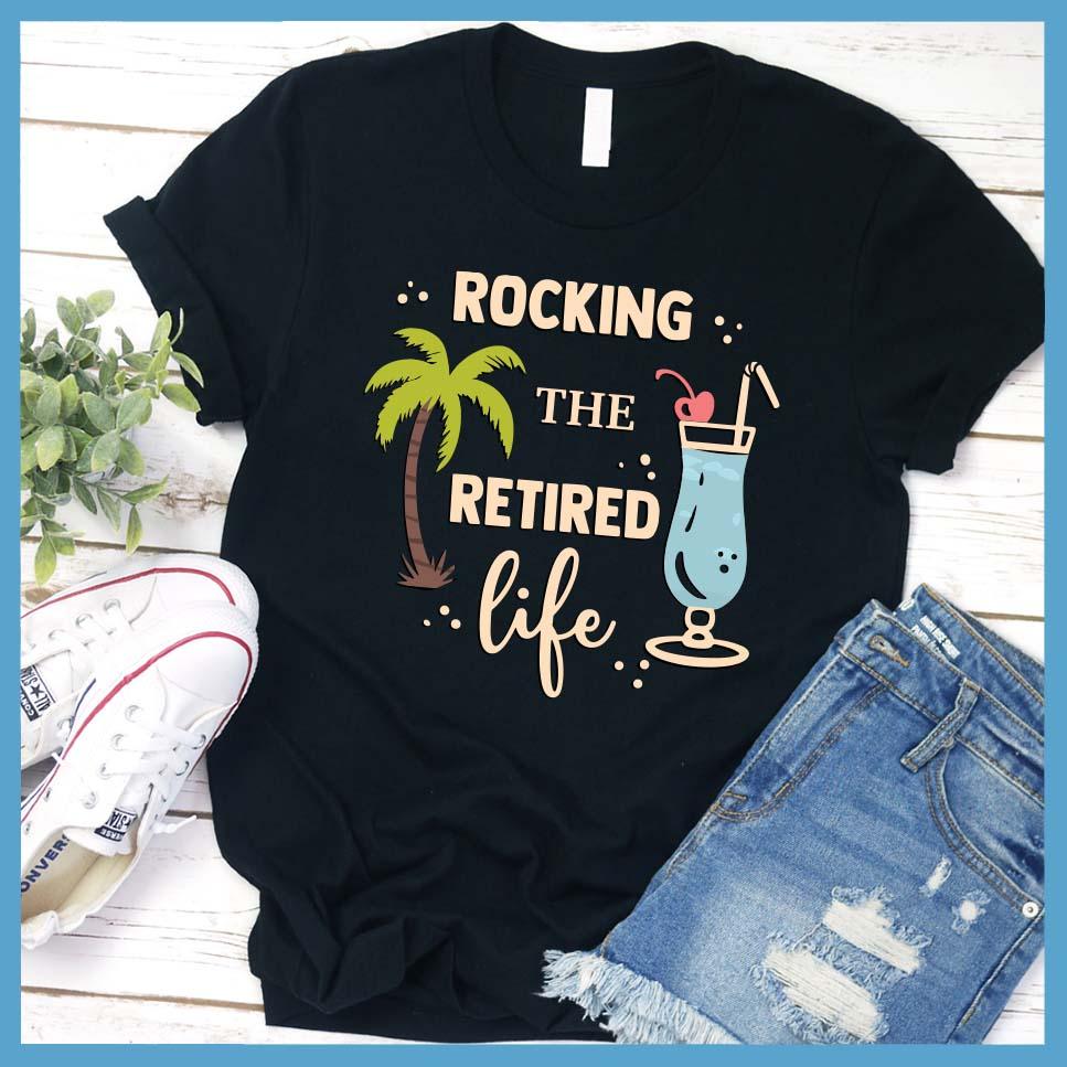 Rocking The Retired Life Colored Print T-Shirt - Brooke & Belle