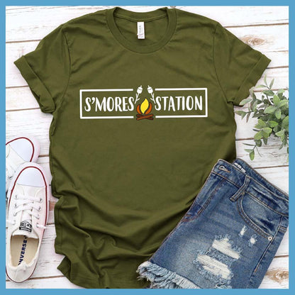 S’mores Station Colored T-Shirt - Brooke & Belle