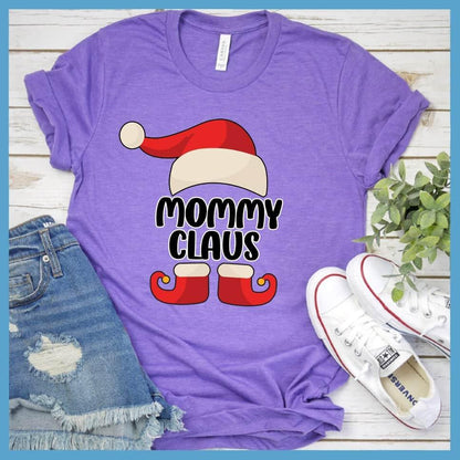 Mommy Claus Santa Family Colored Print T-Shirt - Brooke & Belle