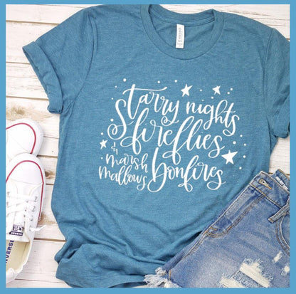Starry Nights Fireflies T-Shirt