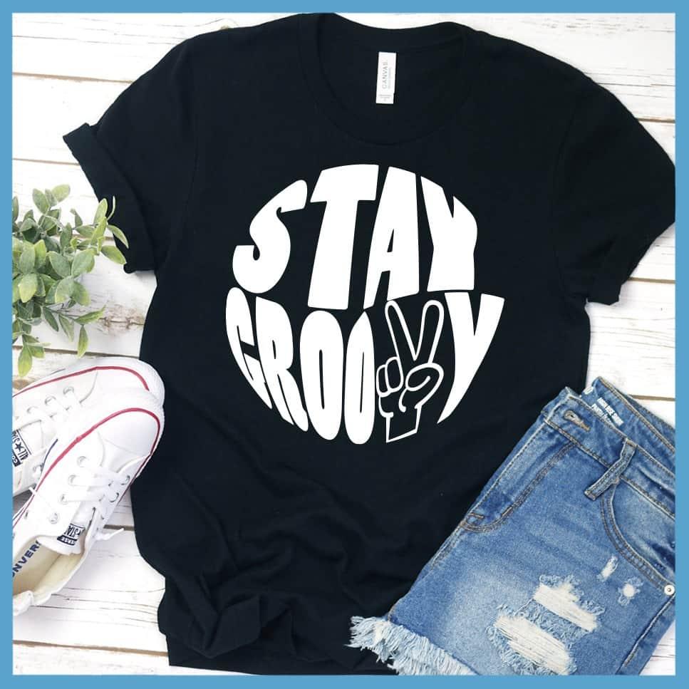 Stay Groovy T-Shirt - Brooke & Belle