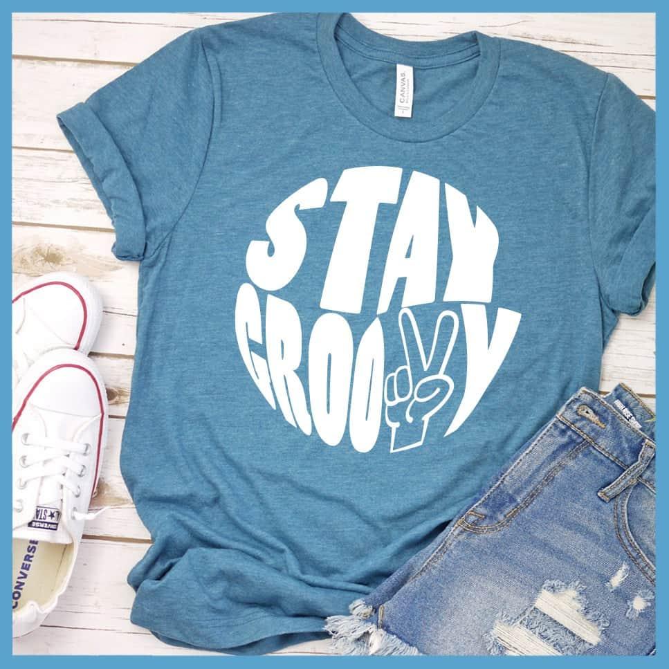 Stay Groovy T-Shirt - Brooke & Belle