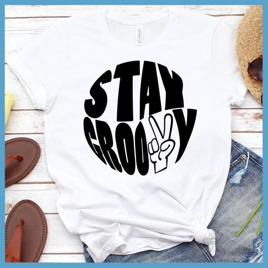 Stay Groovy T-Shirt - Brooke & Belle