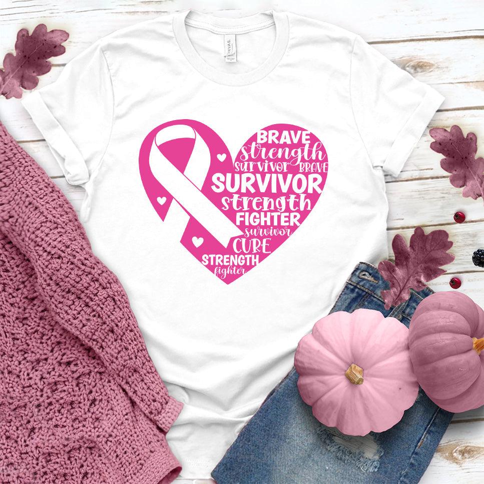 Strength Survivor Brave Colored Edition T-Shirt - Brooke & Belle
