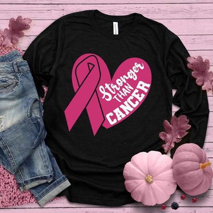 Stronger Than Cancer Colored Edition Version 4 Long Sleeves - Brooke & Belle