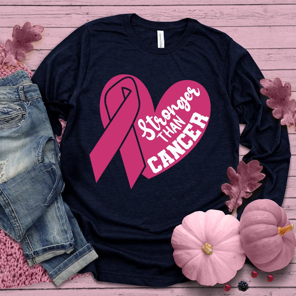 Stronger Than Cancer Colored Edition Version 4 Long Sleeves - Brooke & Belle