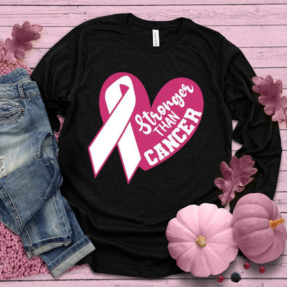 Stronger Than Cancer Colored Edition Version 5 Long Sleeves - Brooke & Belle