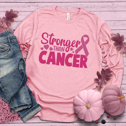 Stronger Than Cancer Colored Edition Long Sleeves - Brooke & Belle