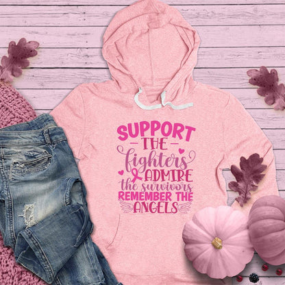 Support The Fighters Admire The Survivors Version 2 Colored Edition Hoodie - Brooke & Belle
