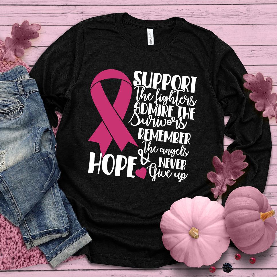 Support The Fighters Admire The Survivors Colored Edition Long Sleeves - Brooke & Belle