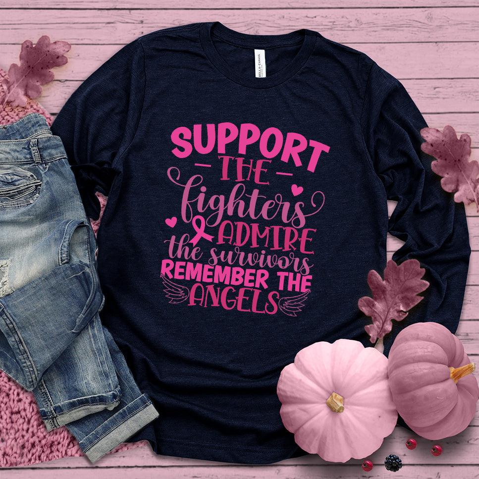 Support The Fighters Admire The Survivors Version 2 Colored Edition Long Sleeves - Brooke & Belle