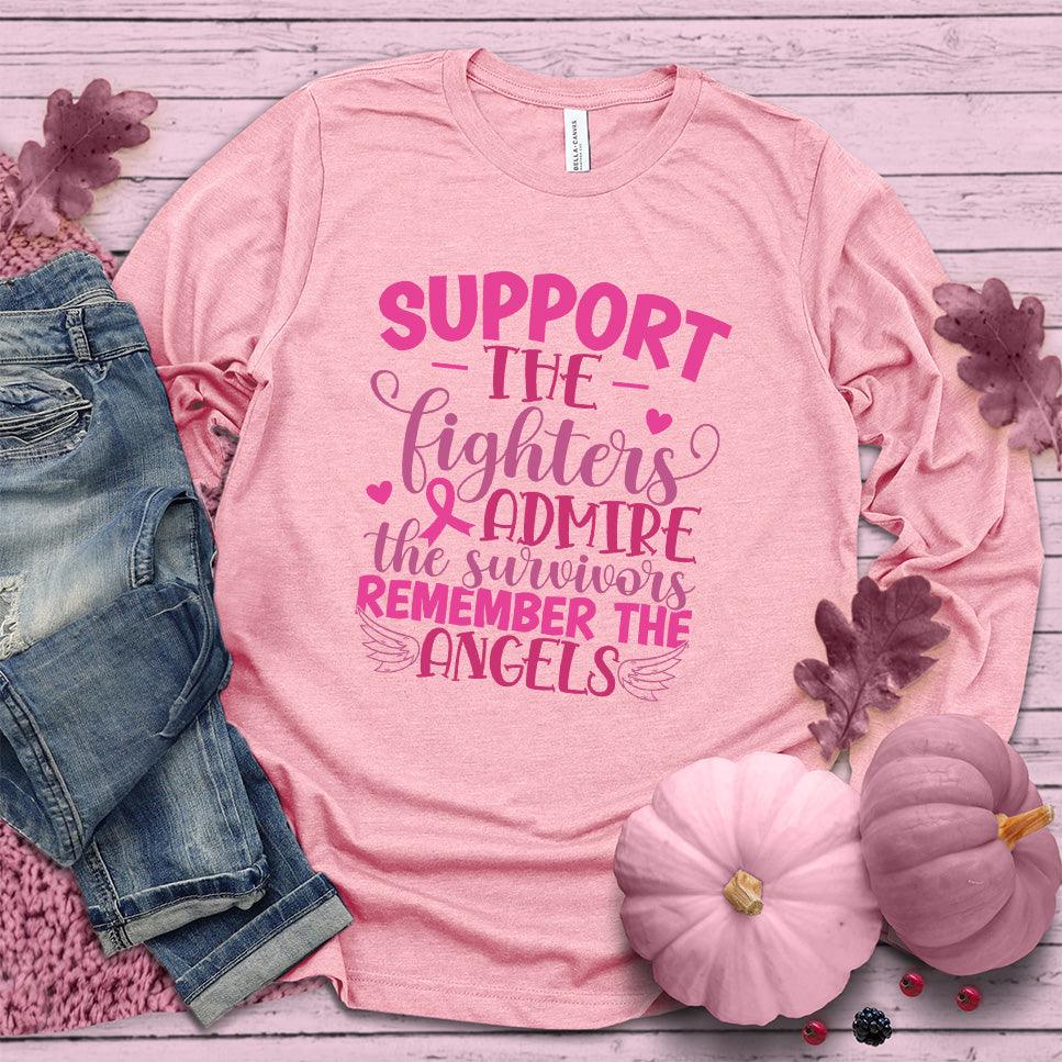 Support The Fighters Admire The Survivors Version 2 Colored Edition Long Sleeves - Brooke & Belle