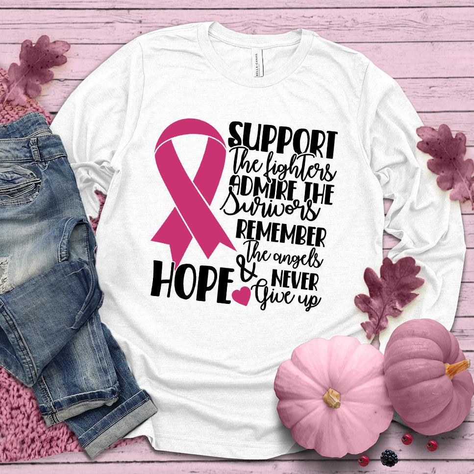 Support The Fighters Admire The Survivors Colored Edition Long Sleeves - Brooke & Belle