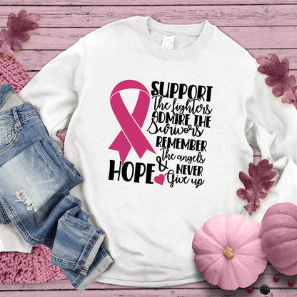 Support The Fighters Admire The Survivors Colored Edition Sweatshirt - Brooke & Belle