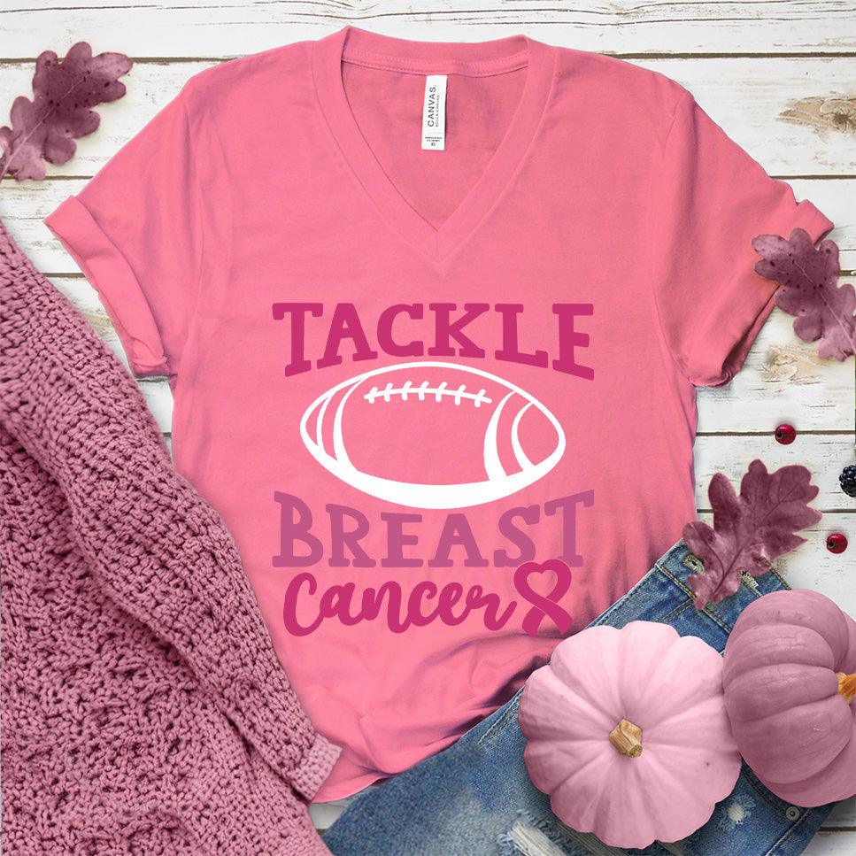 Tackle Breast Cancer Colored Edition V-Neck - Brooke & Belle