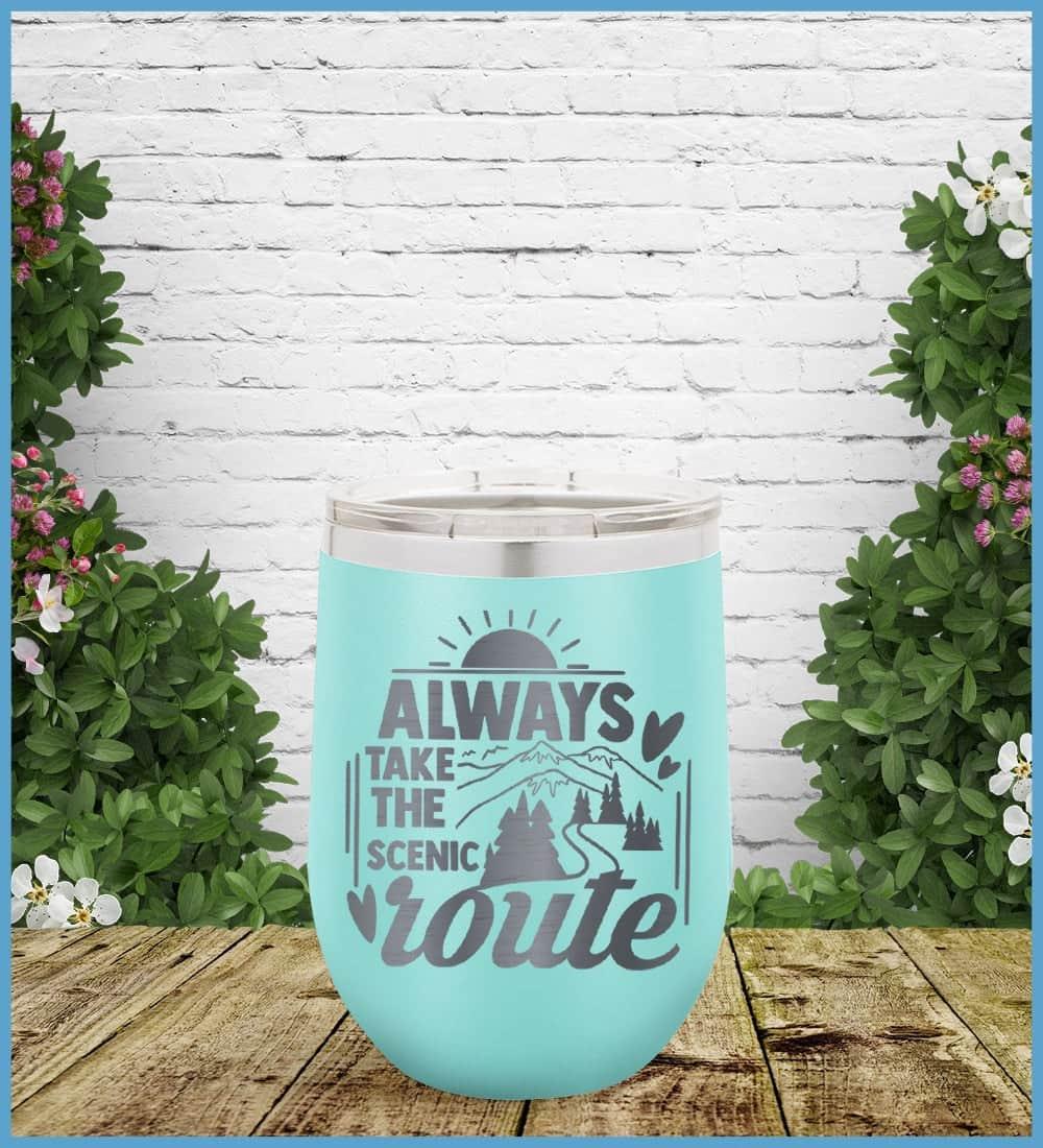 Always Take The Scenic Route Tumbler - Brooke & Belle