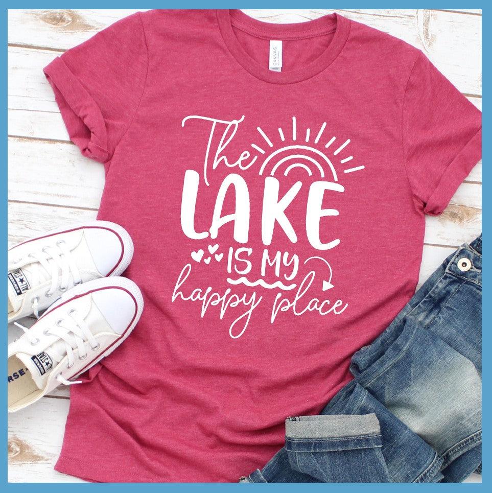 The Lake Is My Happy Place Version 4 T-Shirt