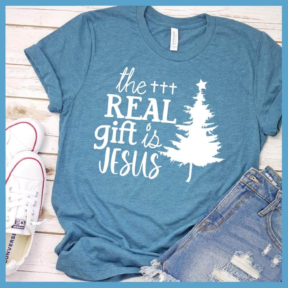 The Real Gift Is Jesus T-Shirt - Brooke & Belle