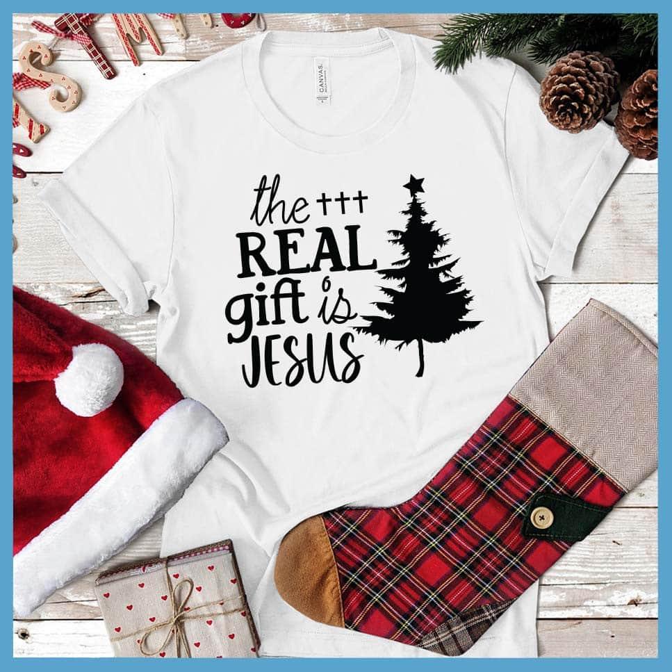 The Real Gift Is Jesus T-Shirt - Brooke & Belle