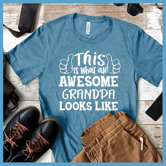 This Is What An Awesome Grandpa Looks Like T-Shirt - Brooke & Belle