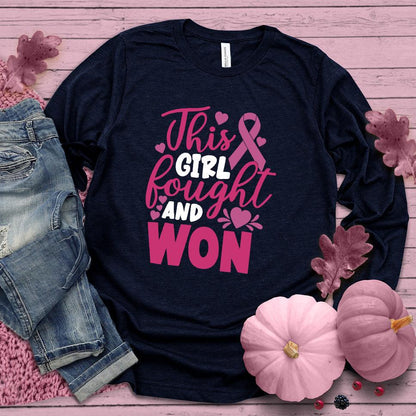 This Girl Fought And Won Colored Edition Long Sleeves - Brooke & Belle