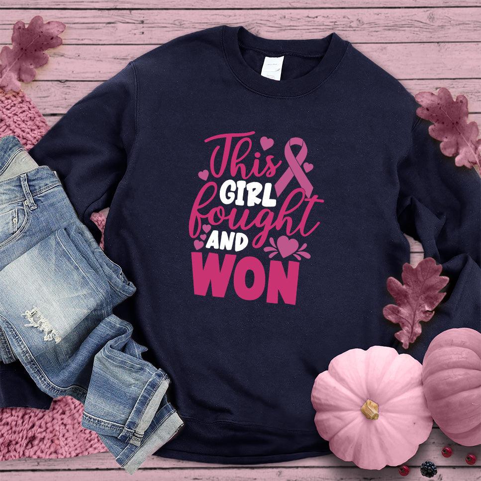 This Girl Fought And Won Colored Edition Sweatshirt - Brooke & Belle