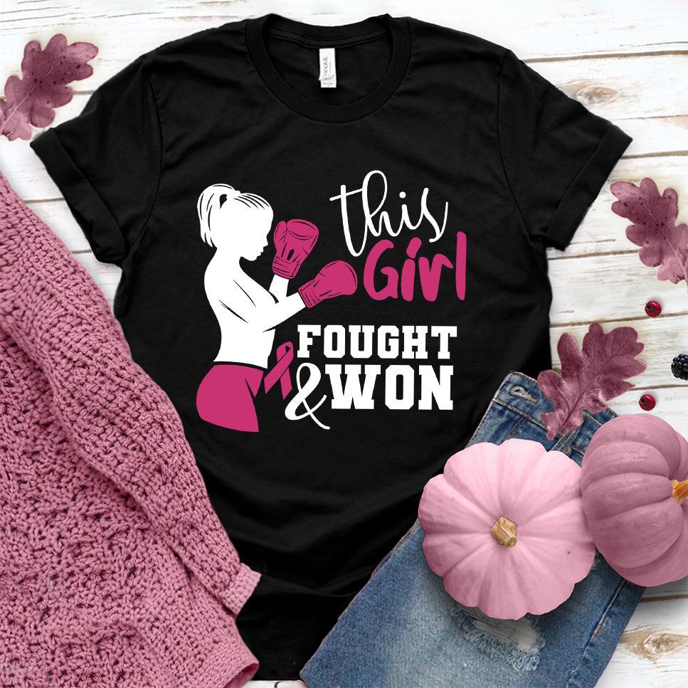 This Girl Fought And Won Version 2 Colored Edition T-Shirt - Brooke & Belle