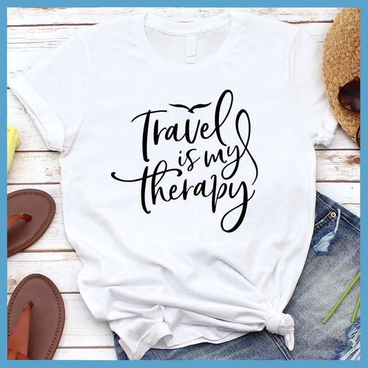 Travel Is My Therapy T-Shirt - Brooke & Belle