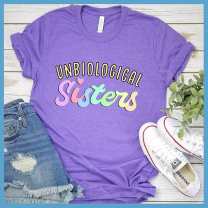 Unbiological Sisters Colored Print T-Shirt - Brooke & Belle