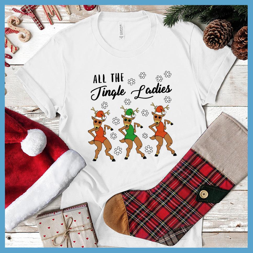 All The Jingle Ladies Colored Print T-Shirt - Brooke & Belle