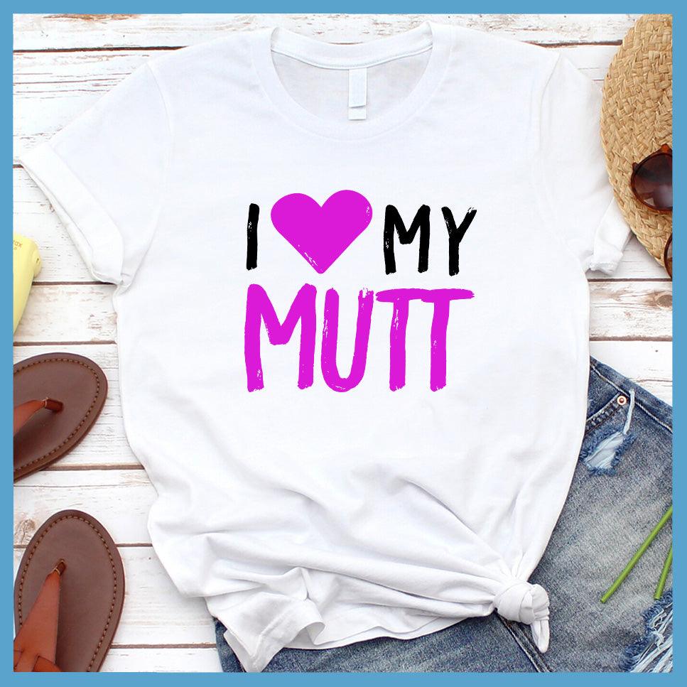 I Love My Mutt Colored Print T-Shirt - Brooke & Belle