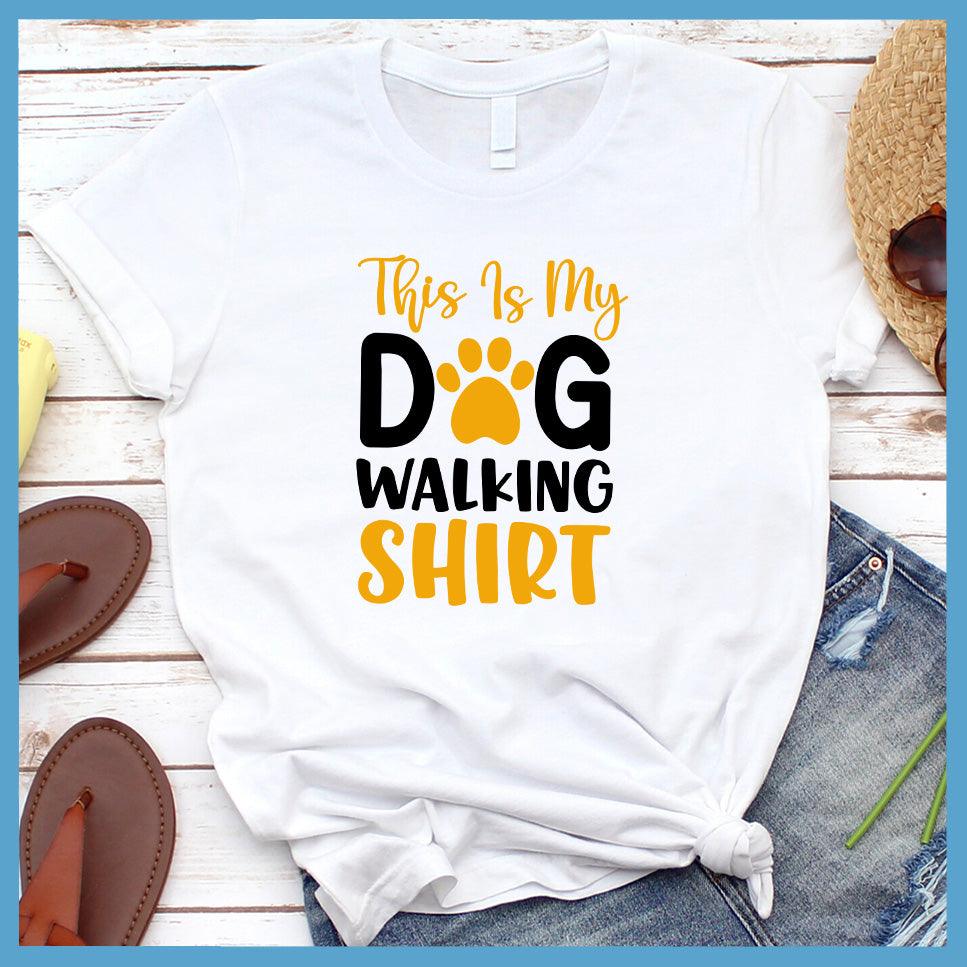 This Is My Dog Walking Shirt Colored Print T-Shirt