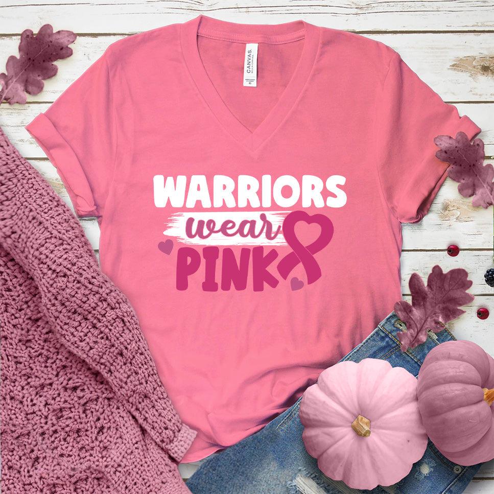 Warriors Wear Pink Colored Edition V-Neck - Brooke & Belle
