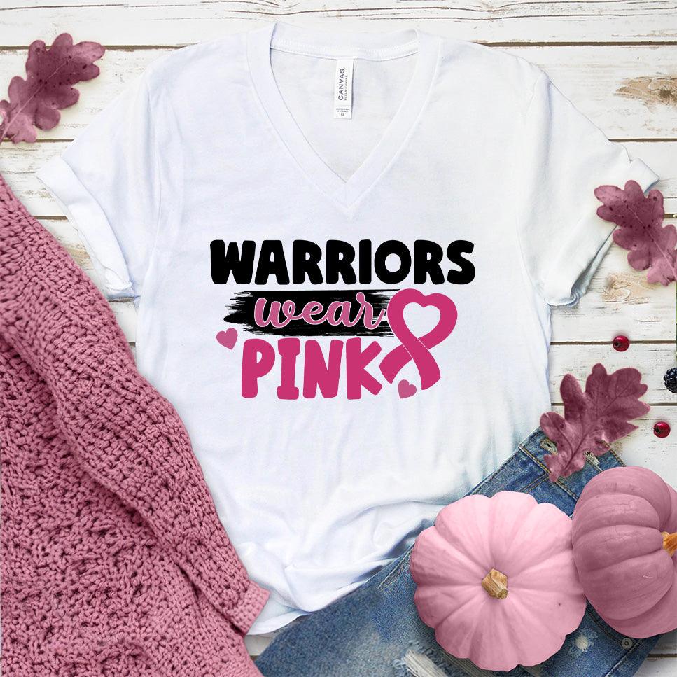 Warriors Wear Pink Colored Edition V-Neck - Brooke & Belle