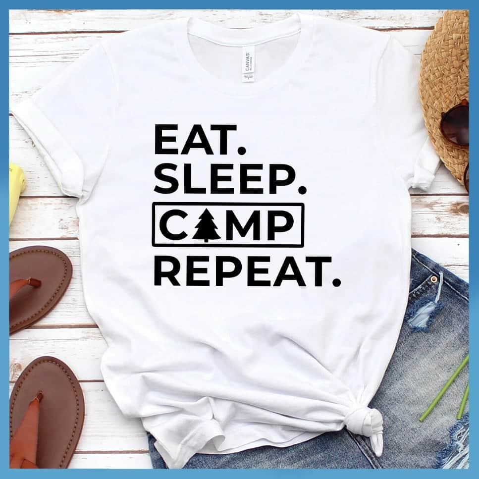 Eat Sleep Camp Repeat T-Shirt - Brooke & Belle