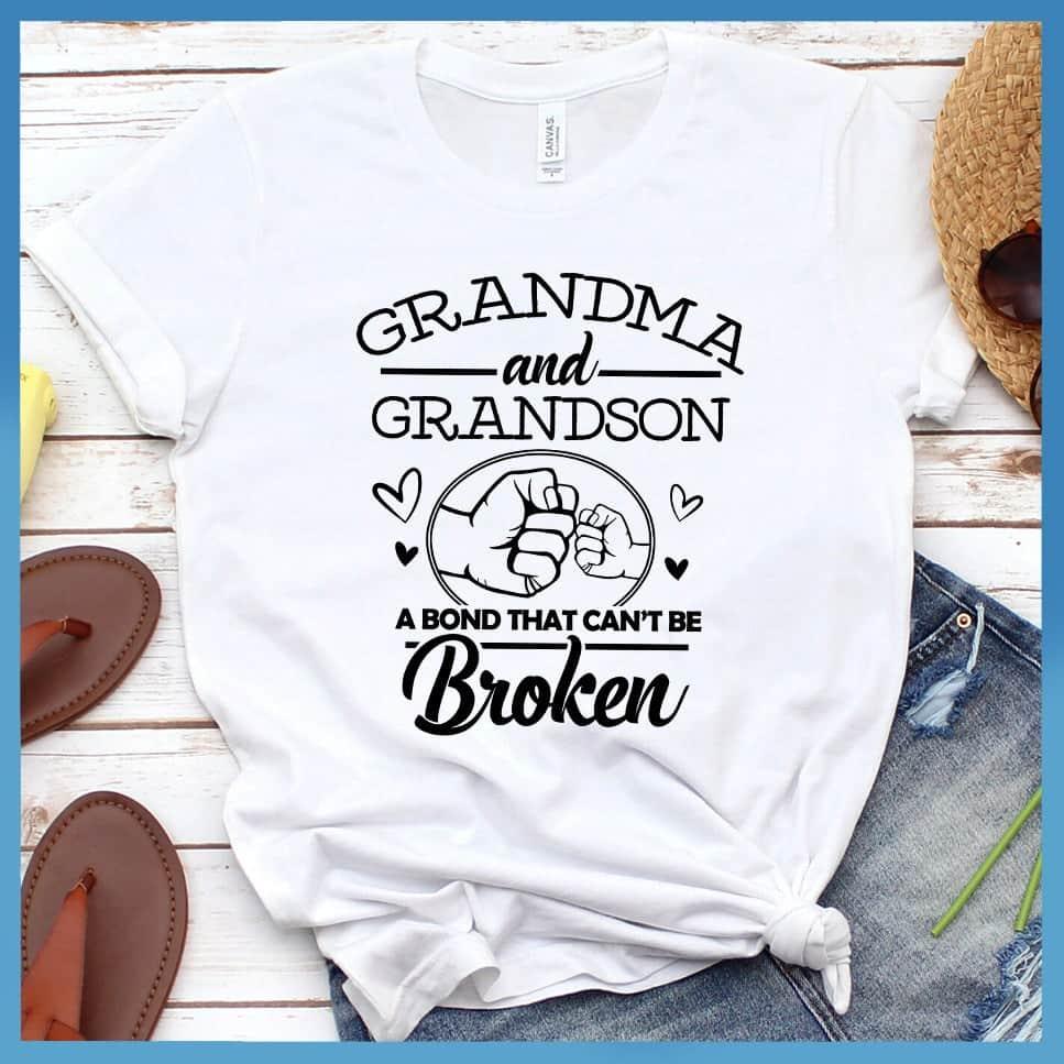 Grandma And Grandson A Bond That Can't Be Broken T-Shirt