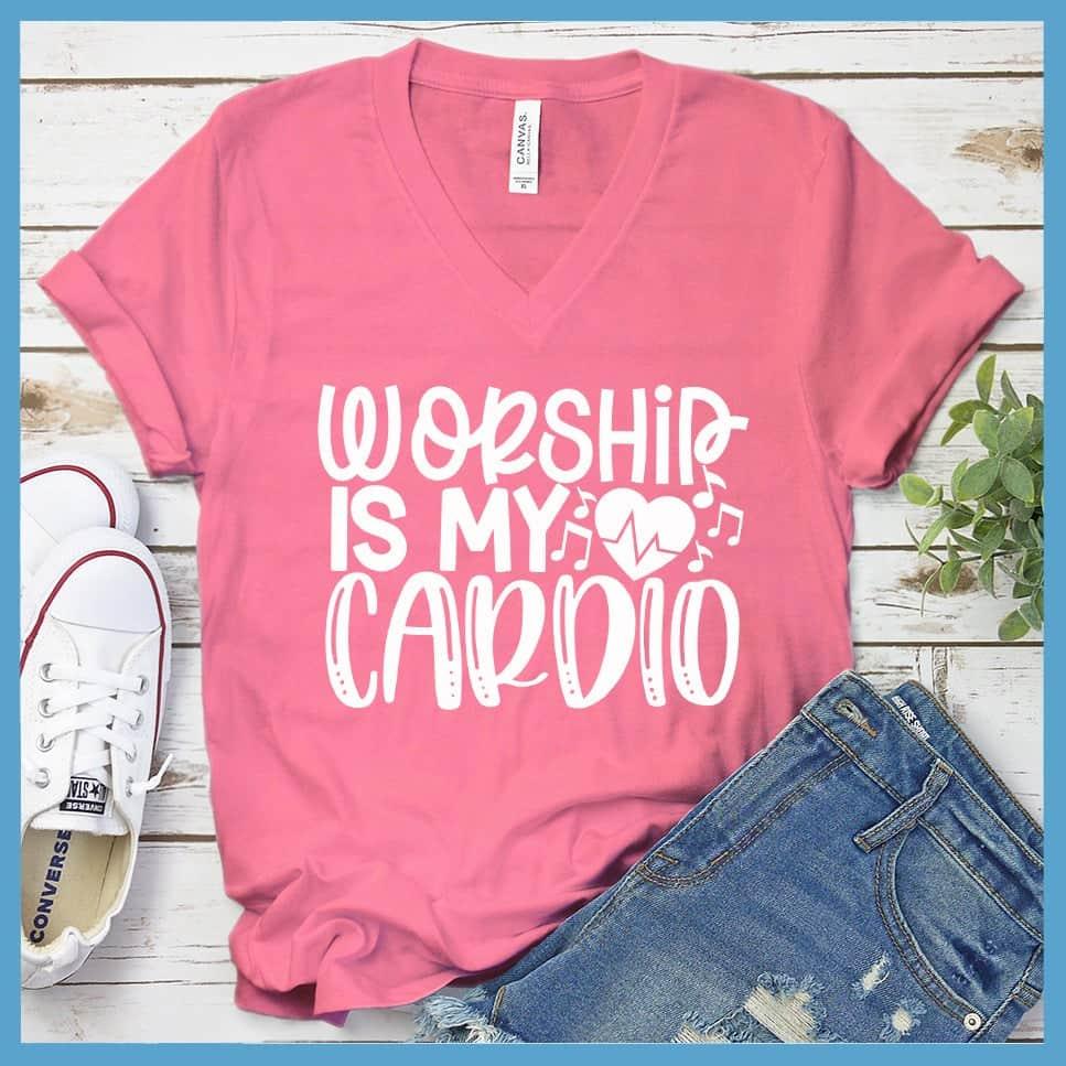 Worship Is My Cardio V-neck - Brooke & Belle