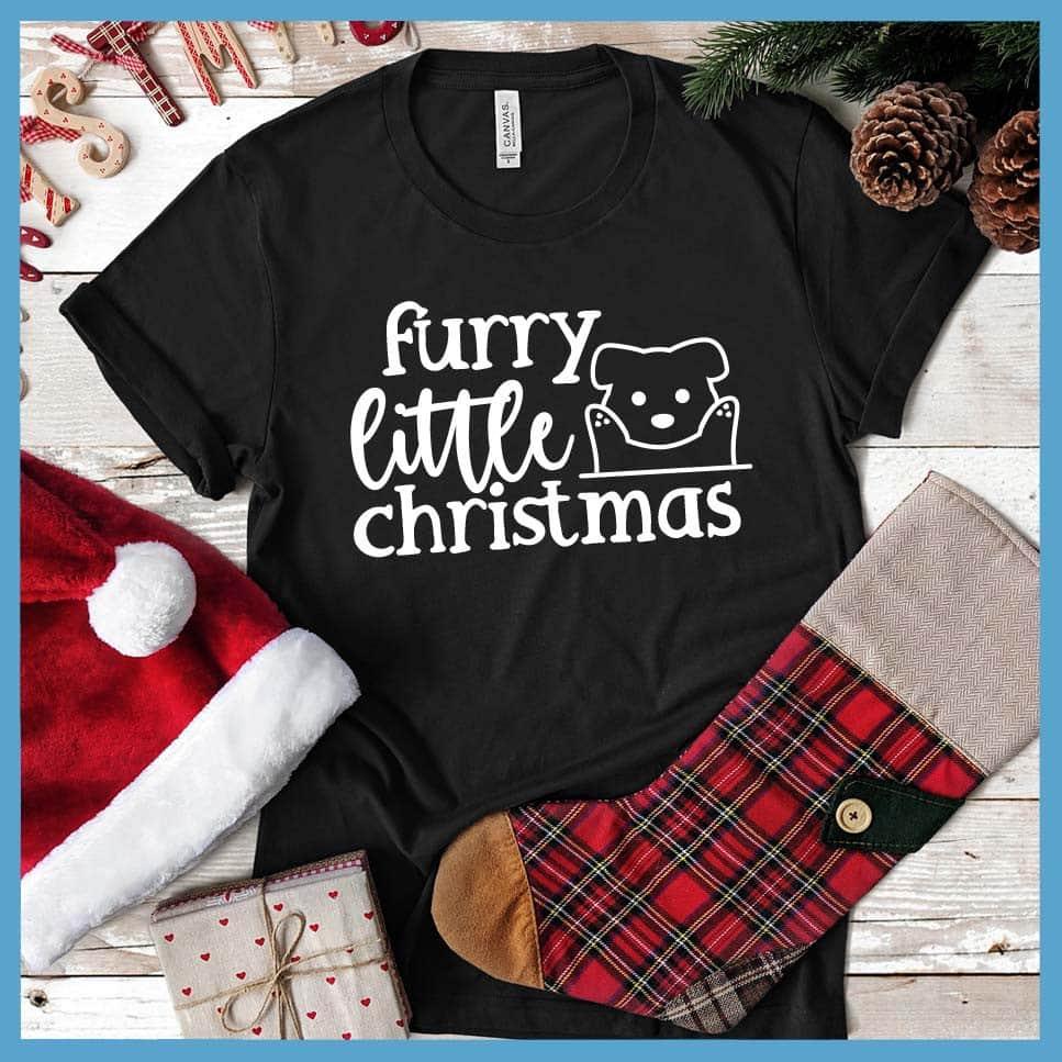 Furry Little Christmas T-Shirt - Brooke & Belle