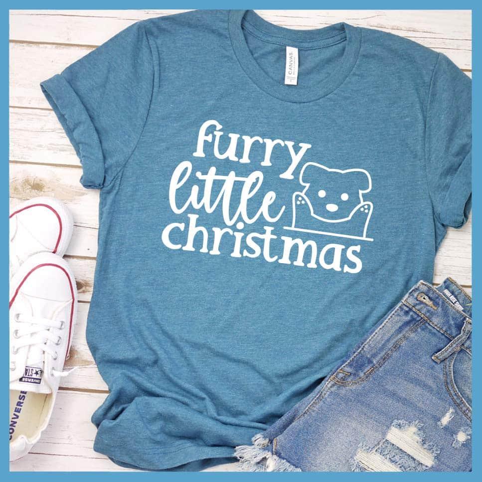 Furry Little Christmas T-Shirt - Brooke & Belle