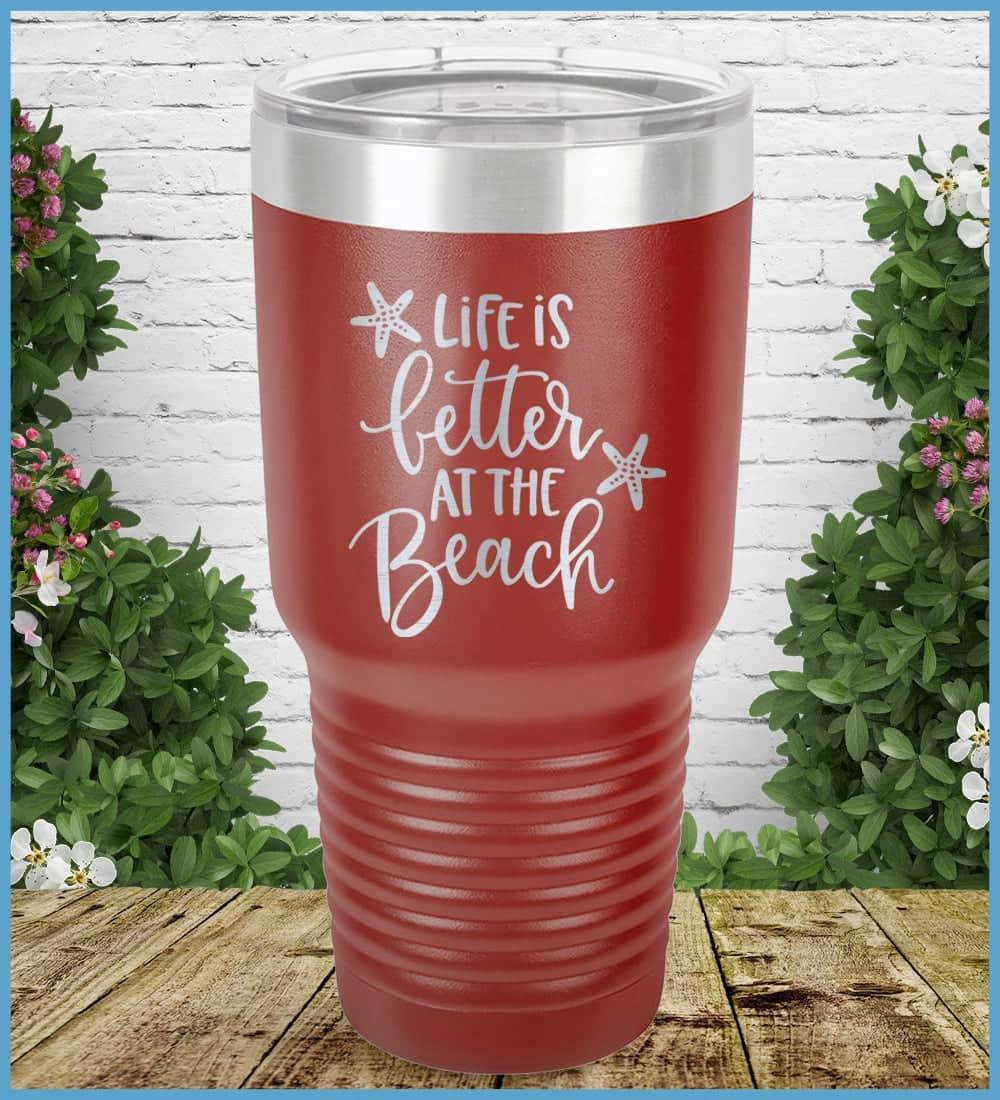 Life Is Better At The Beach Tumbler - Brooke & Belle