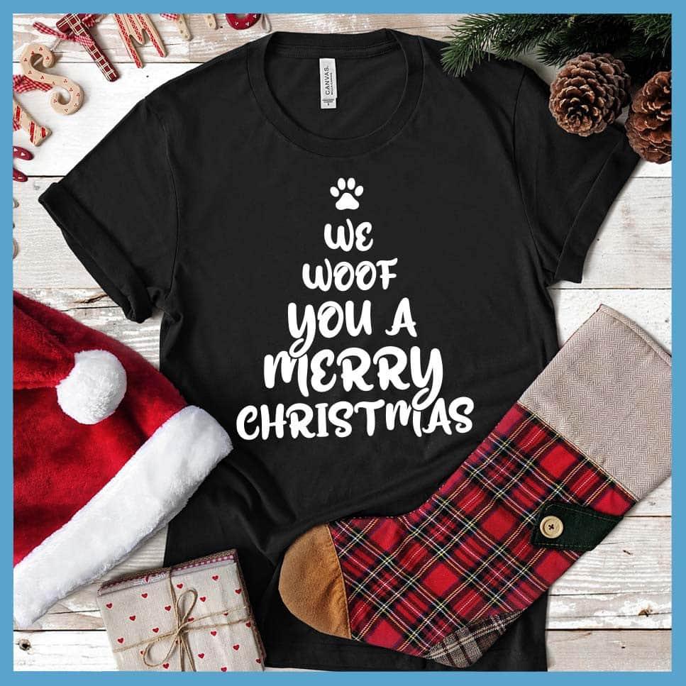 We Woof You A Merry Christmas Version 2 T-Shirt - Brooke & Belle