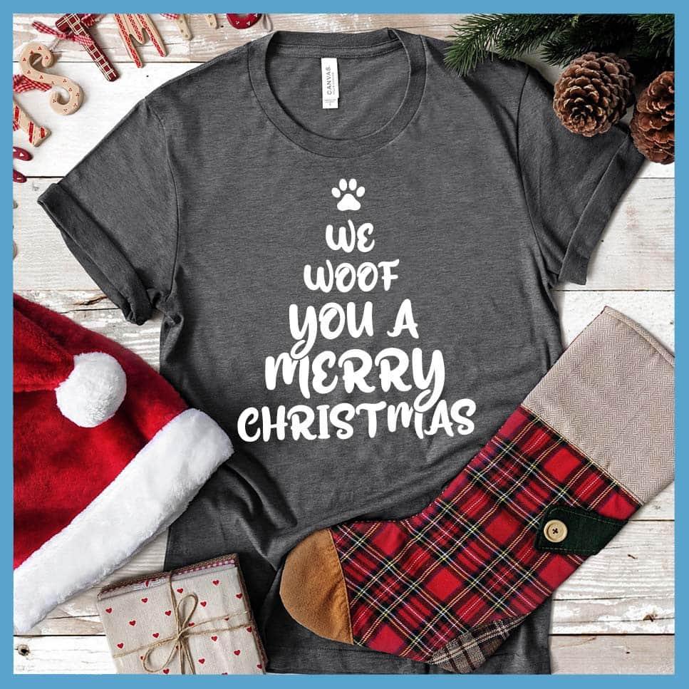 We Woof You A Merry Christmas Version 2 T-Shirt - Brooke & Belle